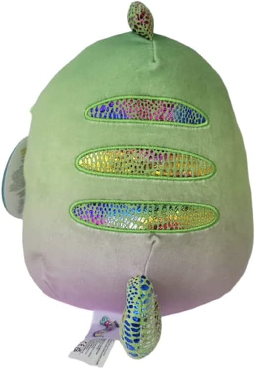 Squishmallows Denton The Chameleon Squishy Soft 8in Colorful Crew Plush