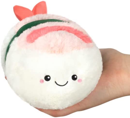 Squishable - Snackers Shrimp Sushi 5-Inch Plush