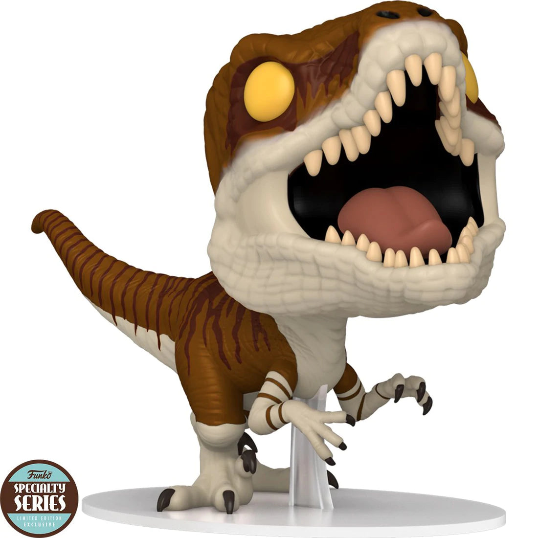 Funko Pop! Movies: Jurassic World: Dominion Atrociraptor (Tiger) Specialty Series Vinyl Figure