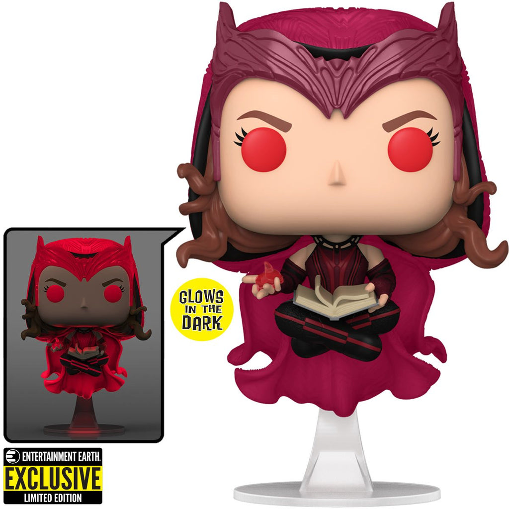 Funko Pop! Marvel: WandaVision - Scarlet Witch #823 Glow-in-the-Dark Entertainment Earth Exclusive