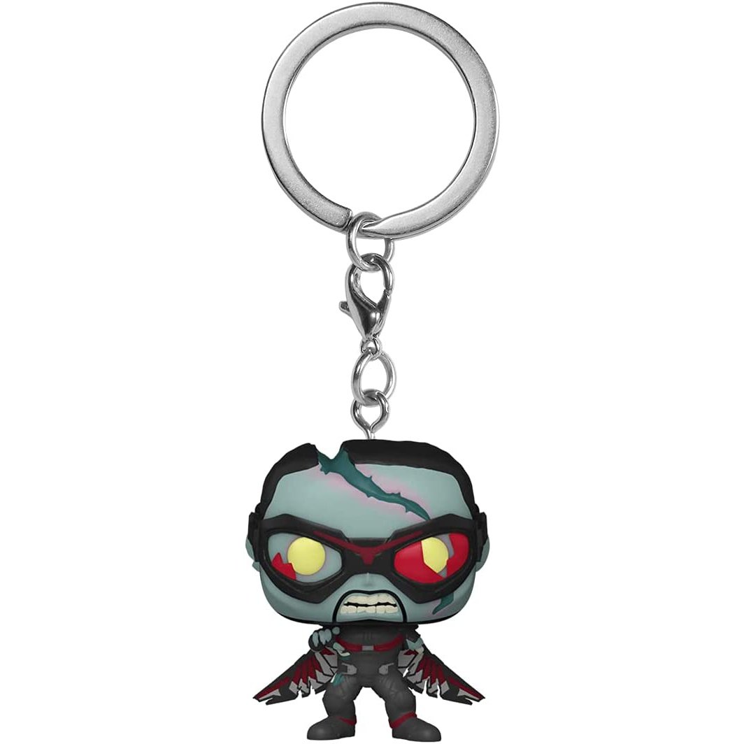 Funko Pop! Keychain Marvel What If? - Zombie Falcon Vinyl Figure