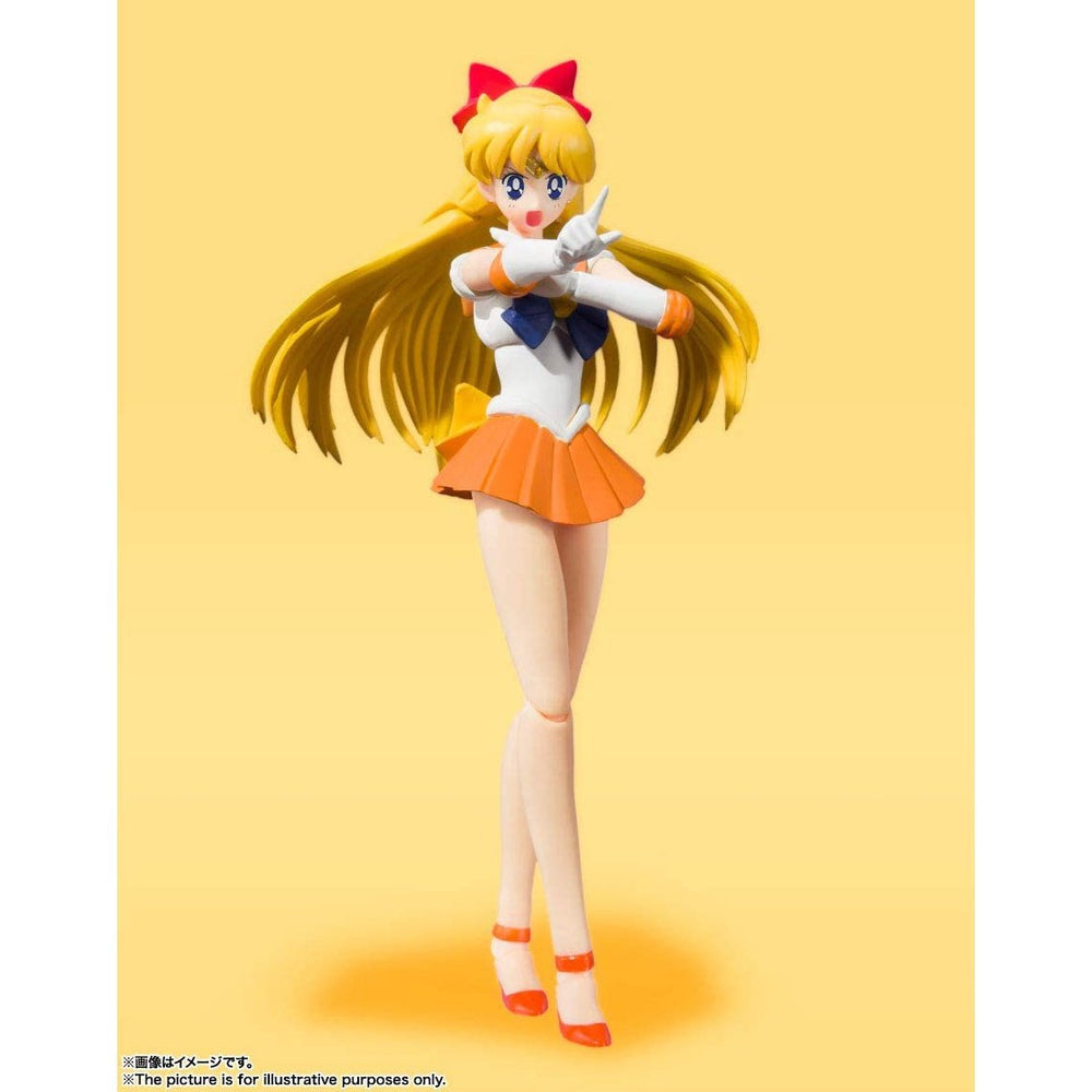 Sailor Venus Animation Color Edition Pretty Guardian Sailor Moon Bandai Tamashi Nations S.H. Figuarts