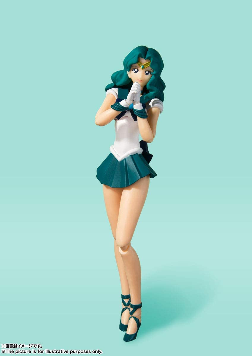 TAMASHII NATIONS Sailor Neptune Pretty Guardian Sailor Moon Bandai Spirits S.H.Figuarts Animation Color Edition