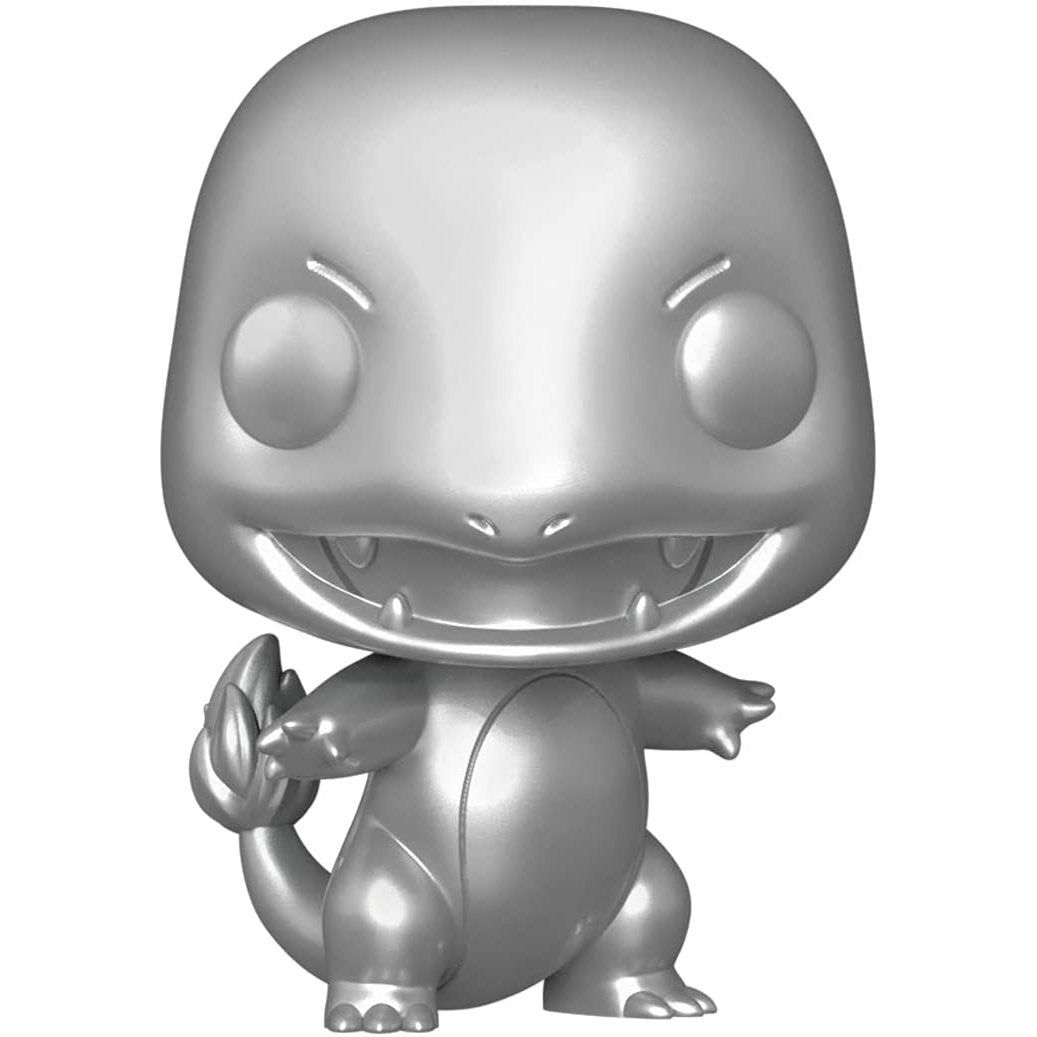 Funko Pop! Games: Pokemon - Charmander Silver Metallic #455