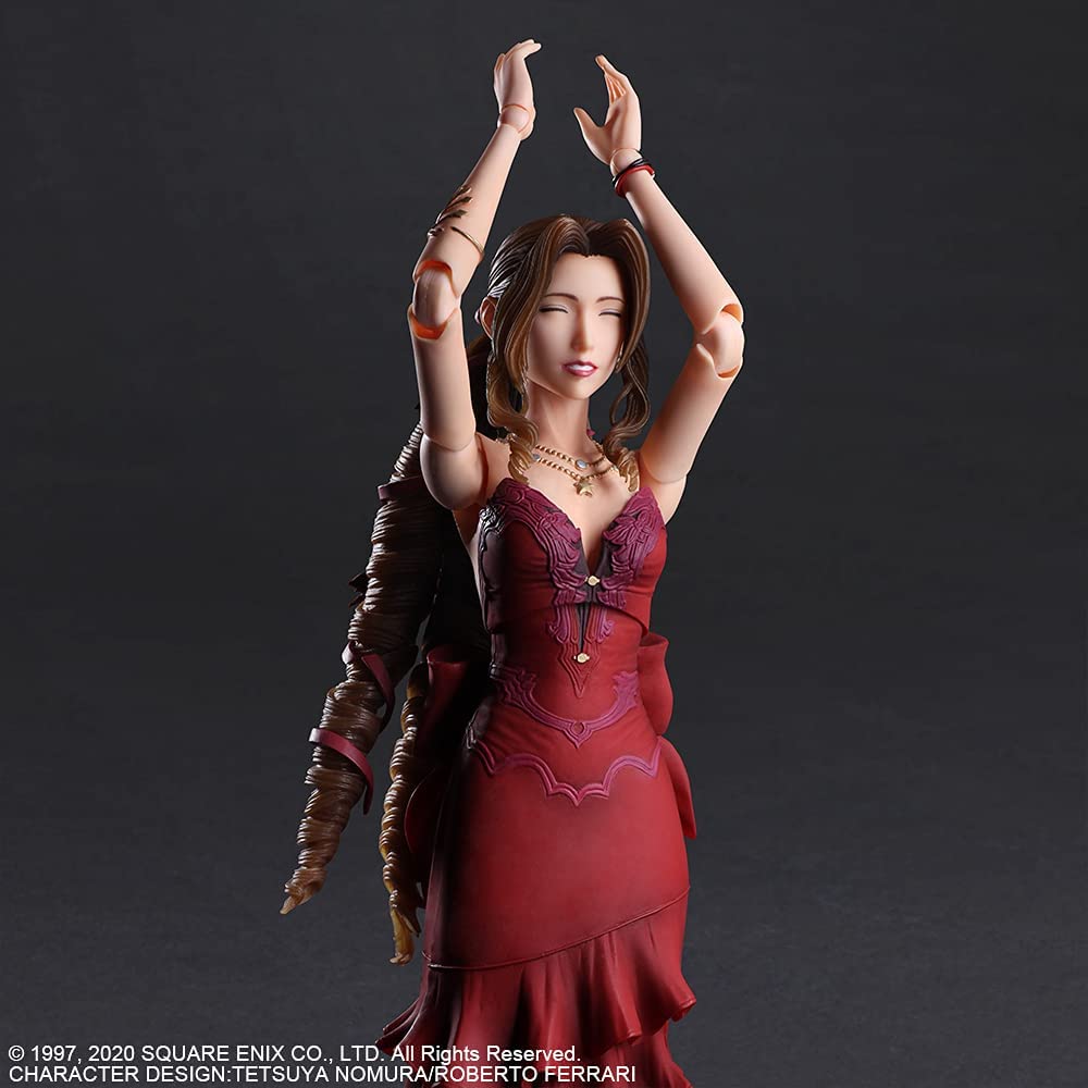 Square Enix - Final Fantasy VII Remake - Aerith Gainsborough Dress Version Play Arts Kai Action Figure