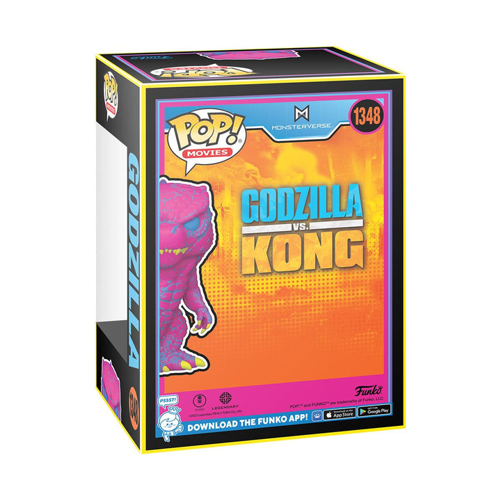 Funko Pop! Movies: Godzilla vs Kong - Godzilla Blacklight Entertainment Earth Exclusive