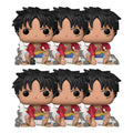 Funko Pop! Animation: One Piece - Monkey D. Luffy Gear Two Fundom Exclusive 6-Pack Bundle