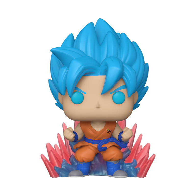 Funko Pop! Animation: Dragon Ball Super - SSGSS Goku Kaio-ken Times Twenty Glow-in-the-Dark Exclusive