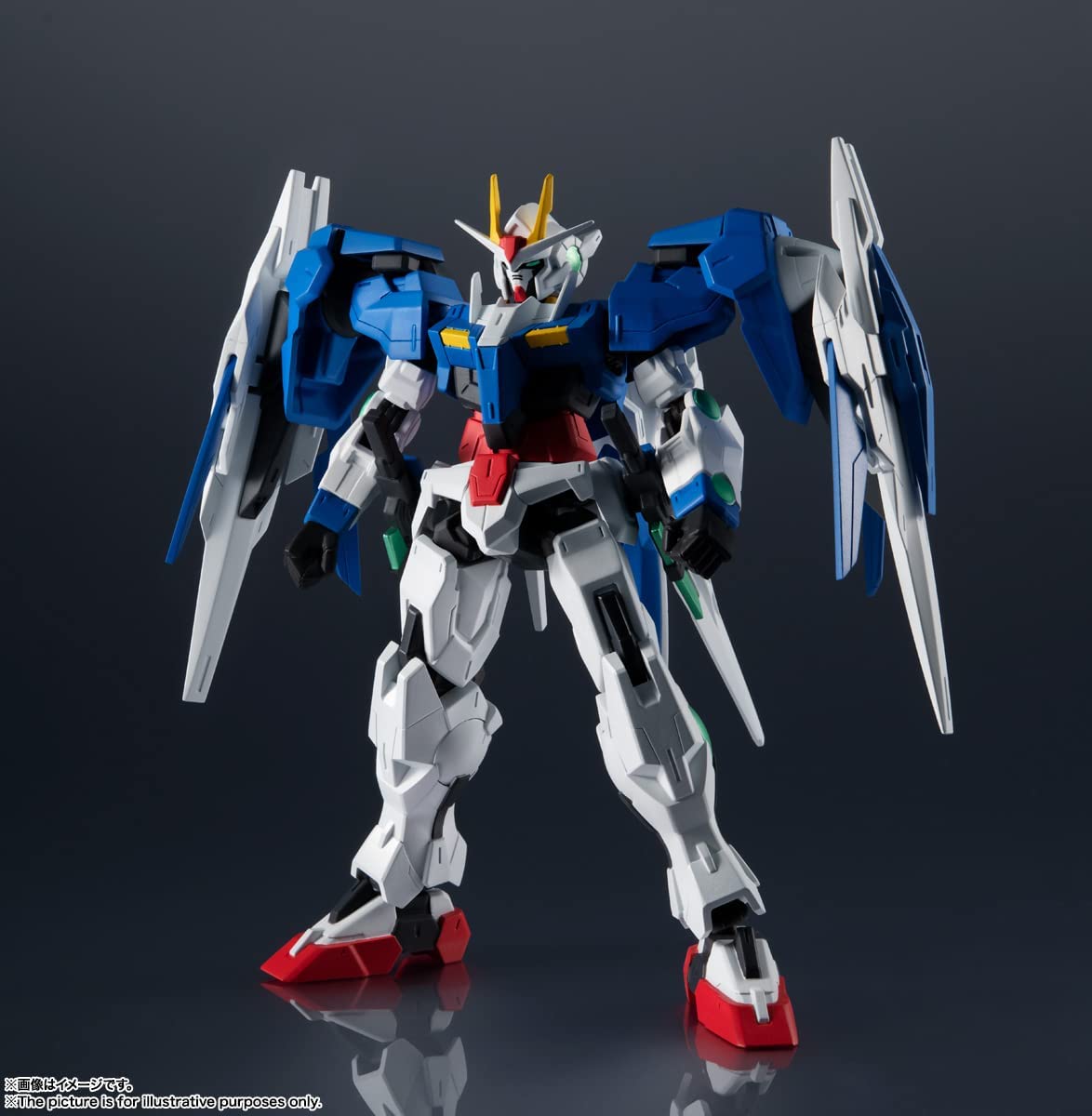 Tamashi Nations Mobile Suit Gundam GN-0000+GNR-010 00 Raiser Bandai Spirits Gundam Universe