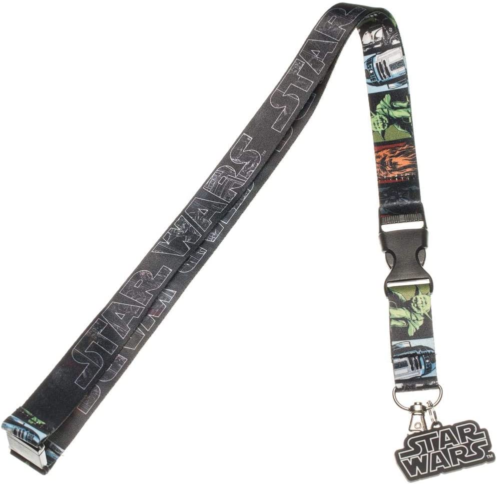 Star Wars Movie Multi Character Lanyard Neck Strap Id Holder