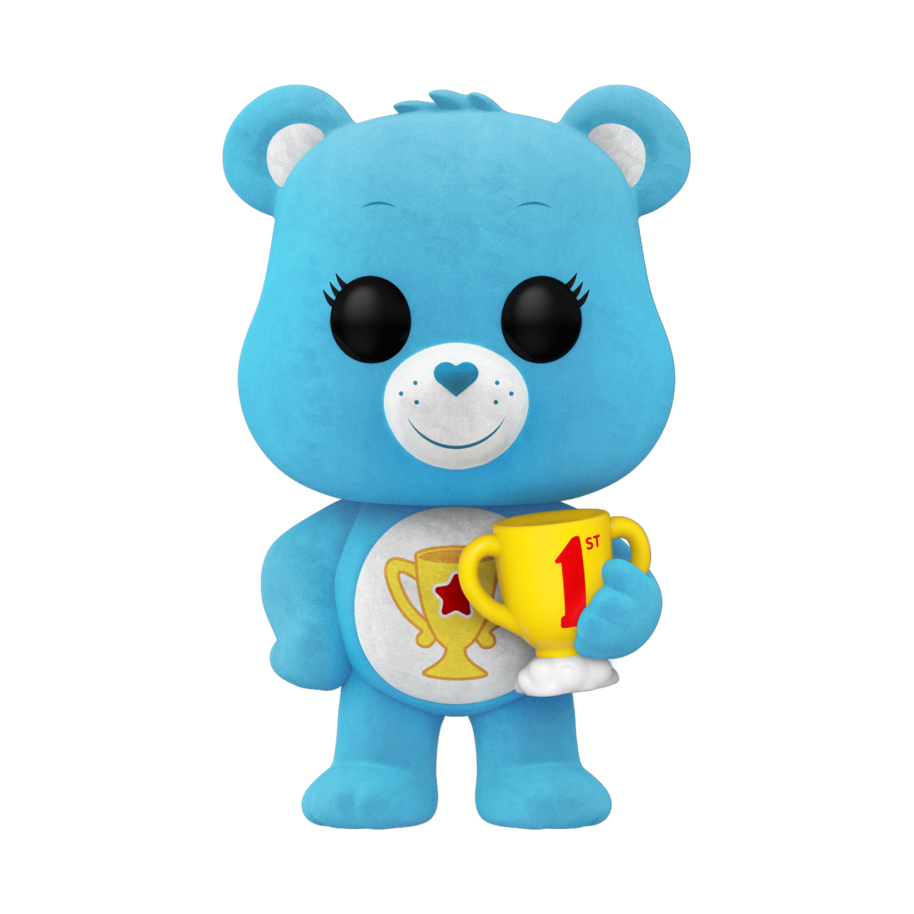 Funko Pop! Animation: Care Bear 40th Anniversary - Champ Bear Flocked Chase