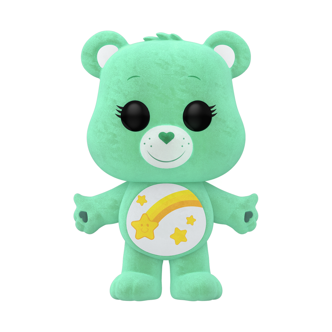 Funko Pop! Animation: Care Bear 40th Anniversary - Wish Bear Flocked Chase