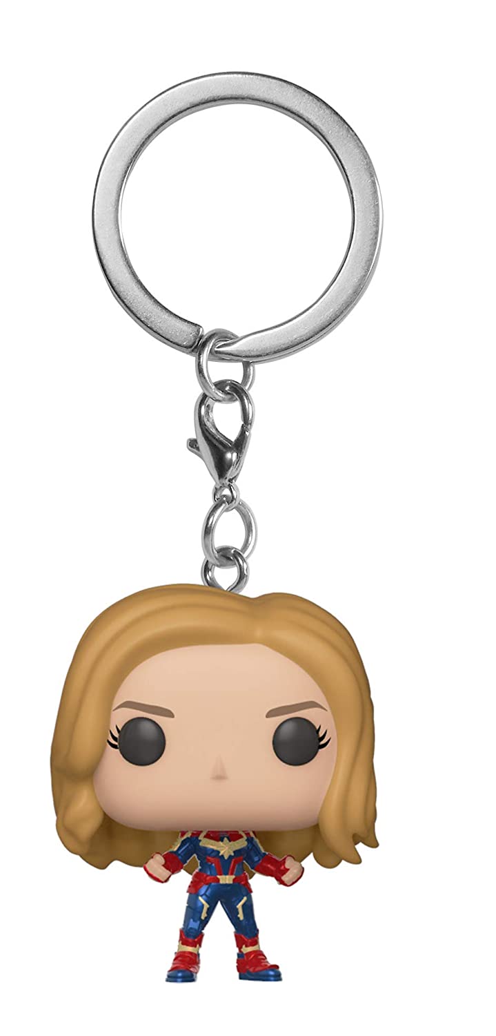 Funko Pop Keychain Marvel Captain Marvel - Captain Marvel Unmasked Vinyl Figure