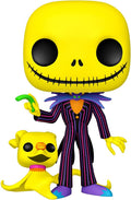Funko Pop! Jumbo: The Nightmare Before Christmas - Jack and Zero (Blacklight) Vinyl Figure
