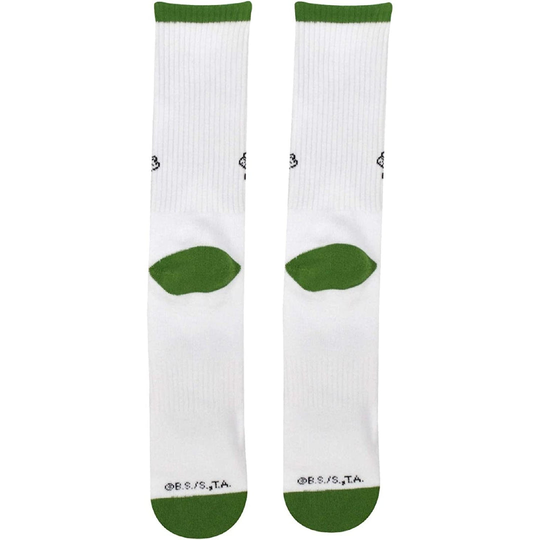 Dragon Ball Z Cell Chibi Anime Athletic Crew Socks