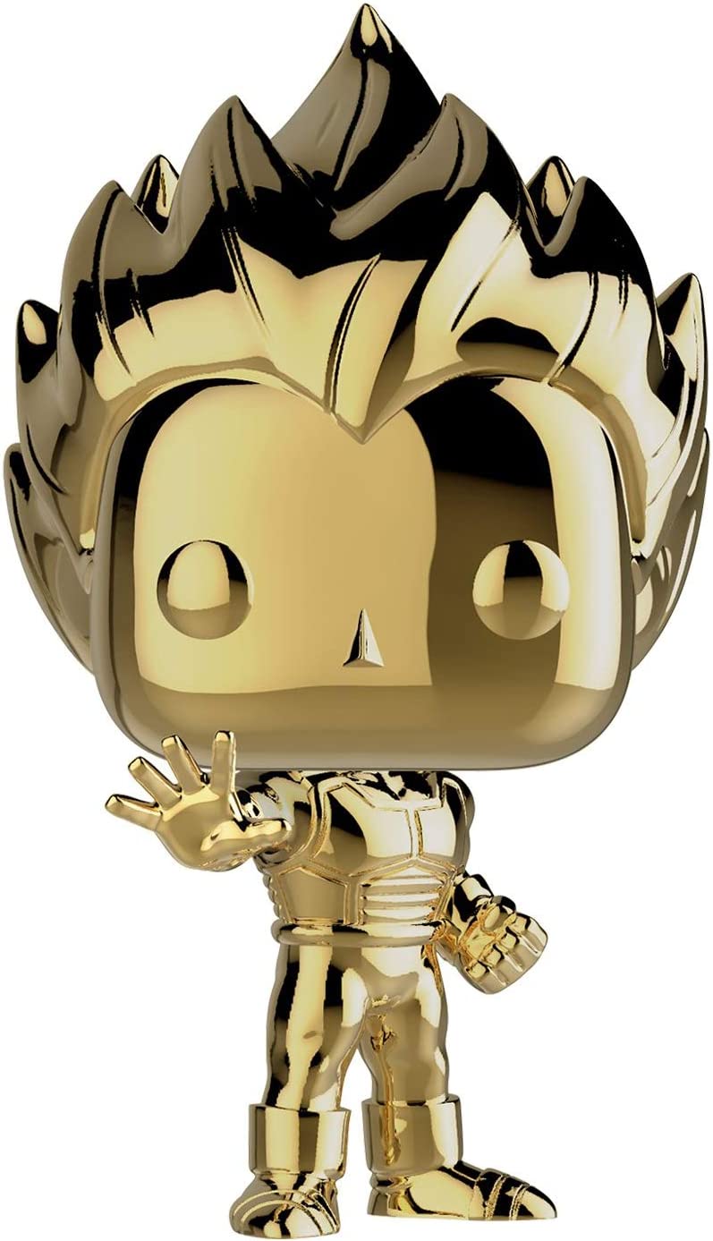 Funko Pop! Animation: Dragon Ball Z - Super Saiyan Vegeta Gold Chrome Tokyo SDCC Exclusive