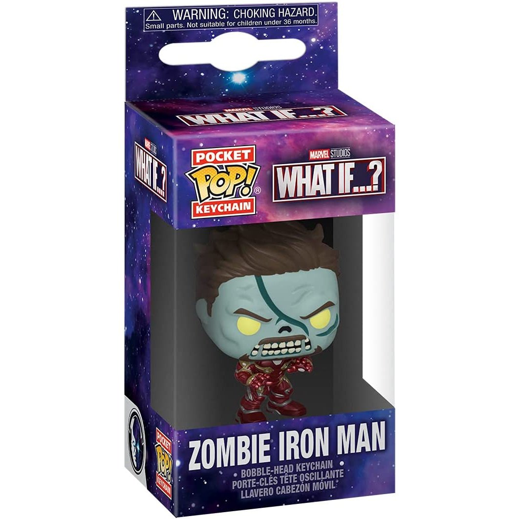 Funko Pop! Keychain Marvel What If? - Zombie Iron Man Vinyl Figure