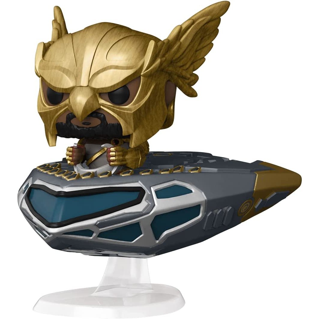 Funko Pop! Rides Super Deluxe: Black Adam - Hawkcruser with Hawkman Vinyl Figure