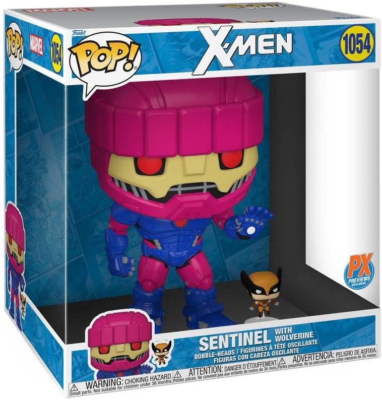 Funko Pop! Jumbo: X-Men Sentinel with Wolverine Previews Exclusive Vinyl Figure