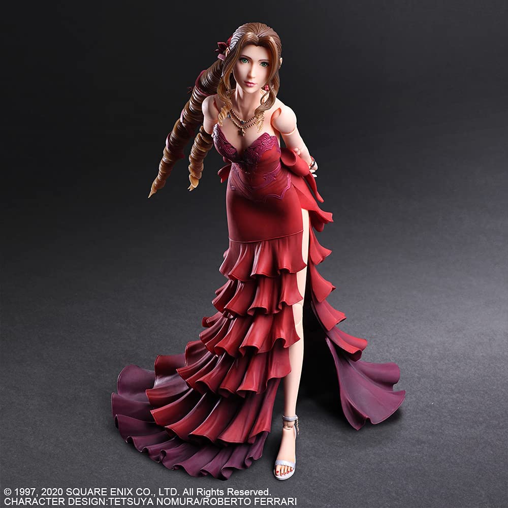 Square Enix - Final Fantasy VII Remake - Aerith Gainsborough Dress Version Play Arts Kai Action Figure