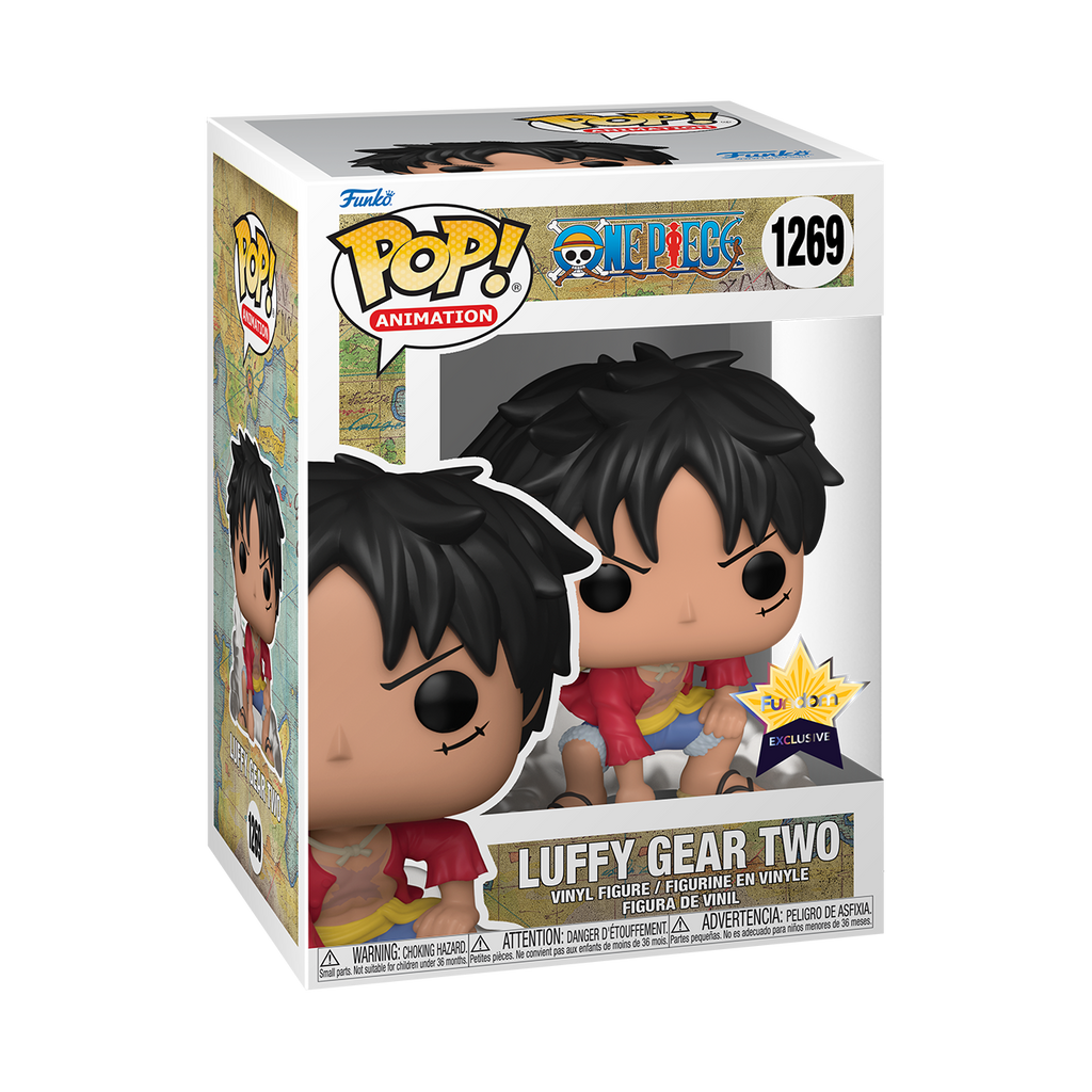 Funko Pop! Animation: One Piece - Monkey D. Luffy Gear Two #1269 Fundom Exclusive