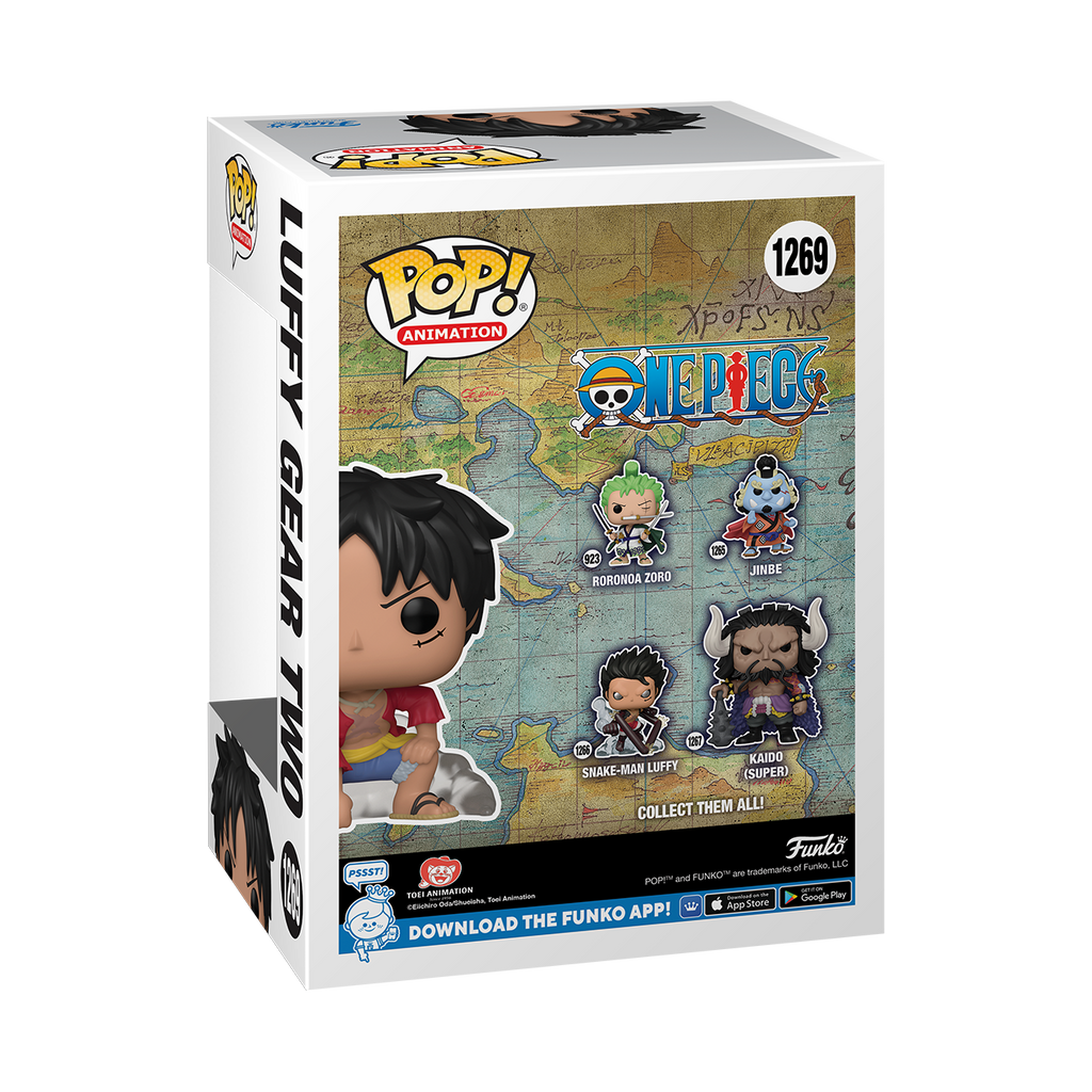 Funko Pop! Animation: One Piece - Monkey D. Luffy Gear Two Fundom Exclusive 6-Pack Bundle