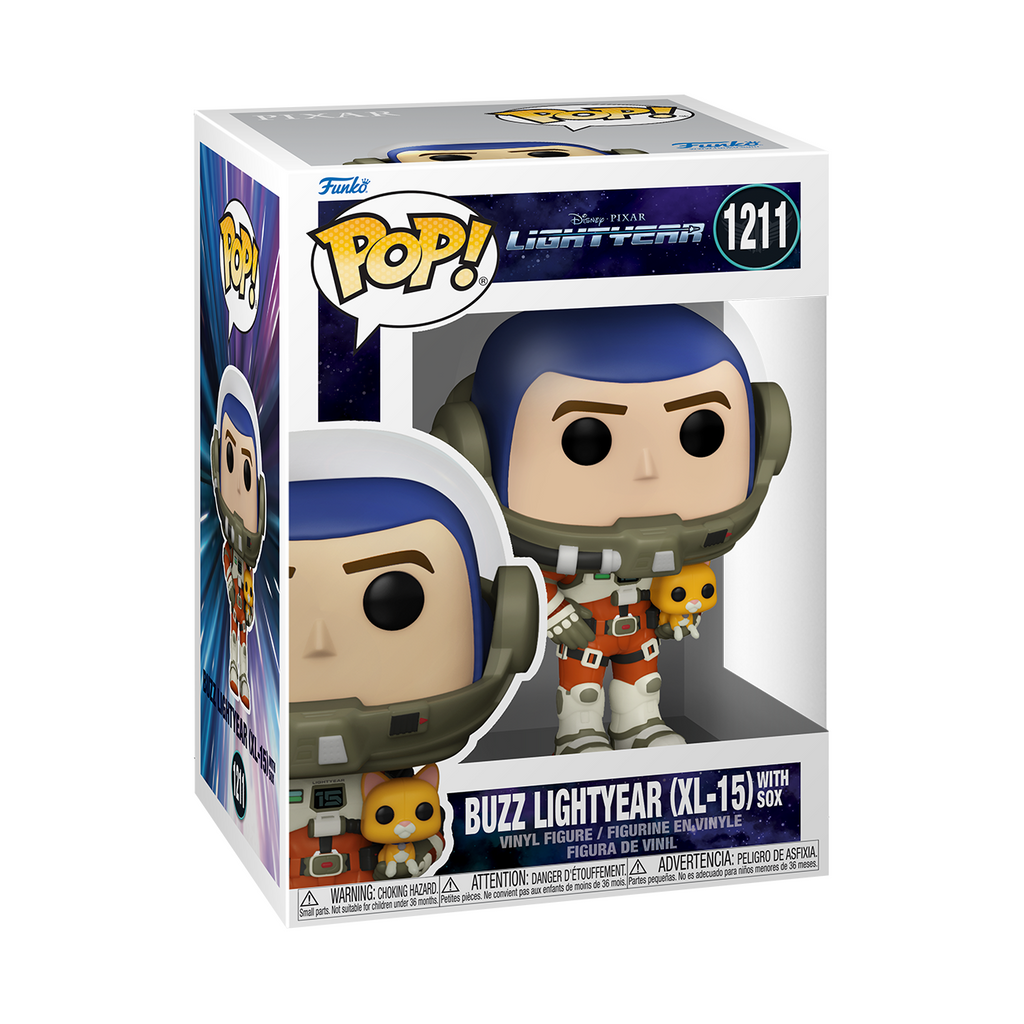 Funko Pop! Disney Pixar: Lightyear - Buzz Lightyear with Sox XL-15 #1211