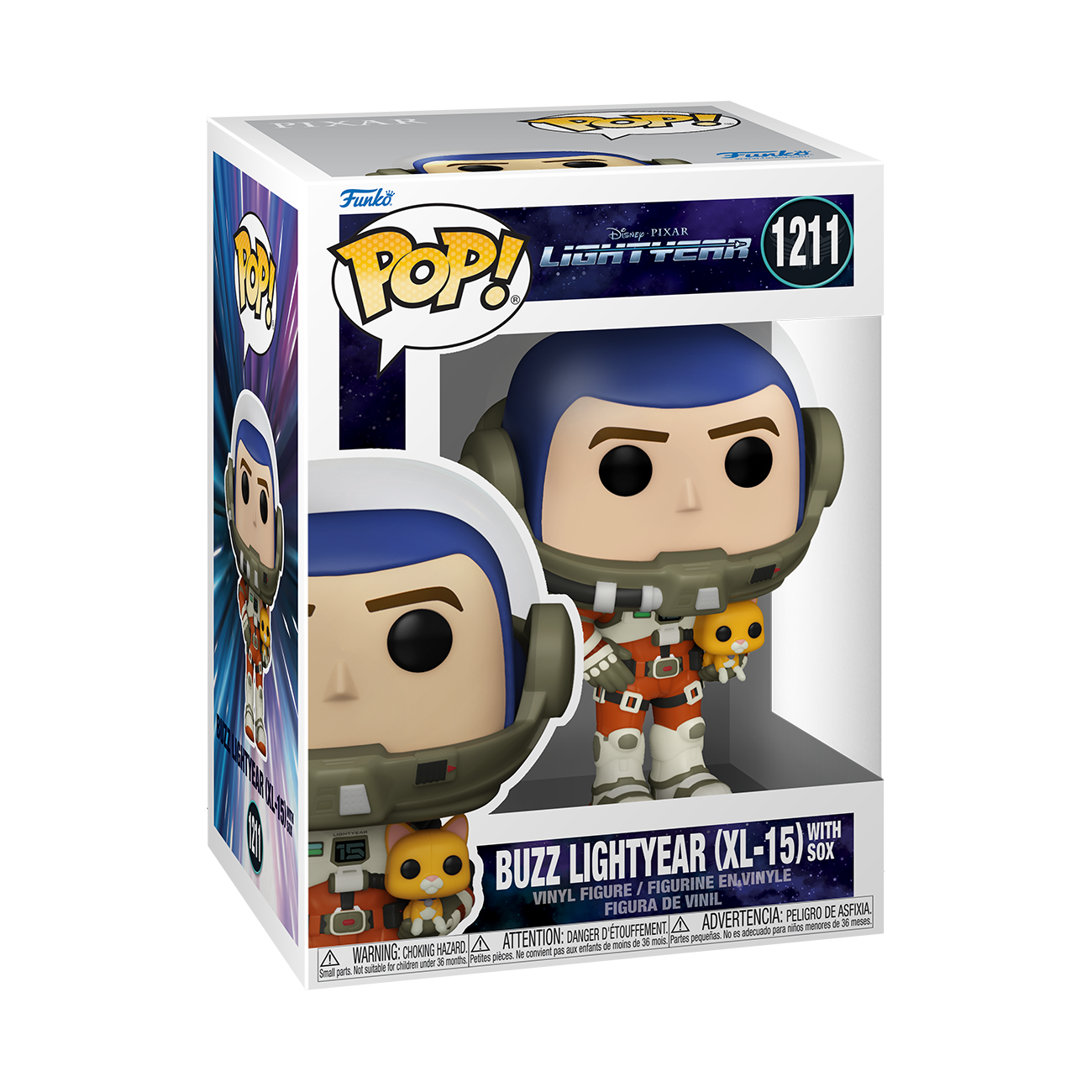 Funko Pop! Disney Pixar: Lightyear - Buzz Lightyear with Sox XL-15 #1211