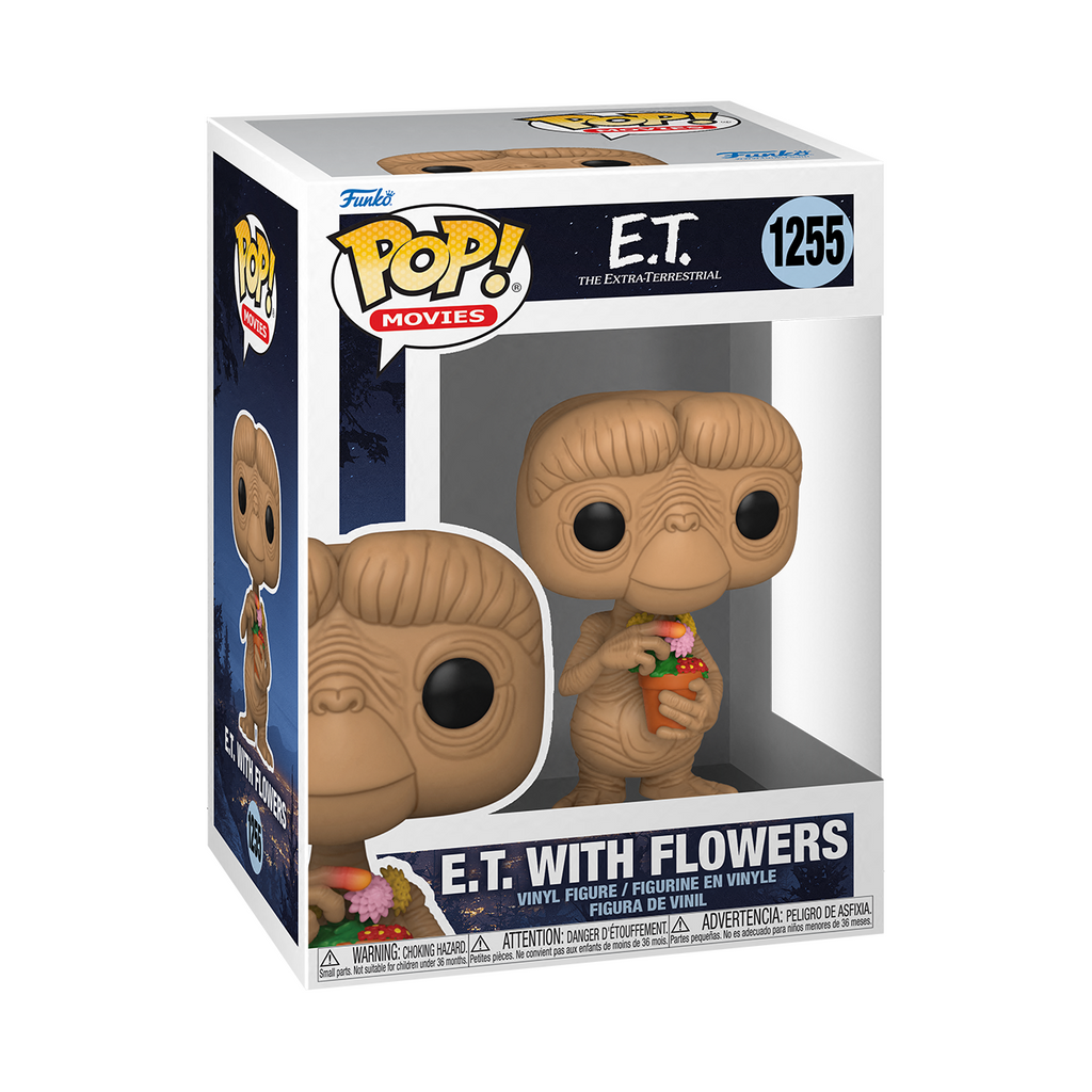 Funko Pop! Movies: E.T. The Extra-Terrestrial - E.T. with Flowers #1255