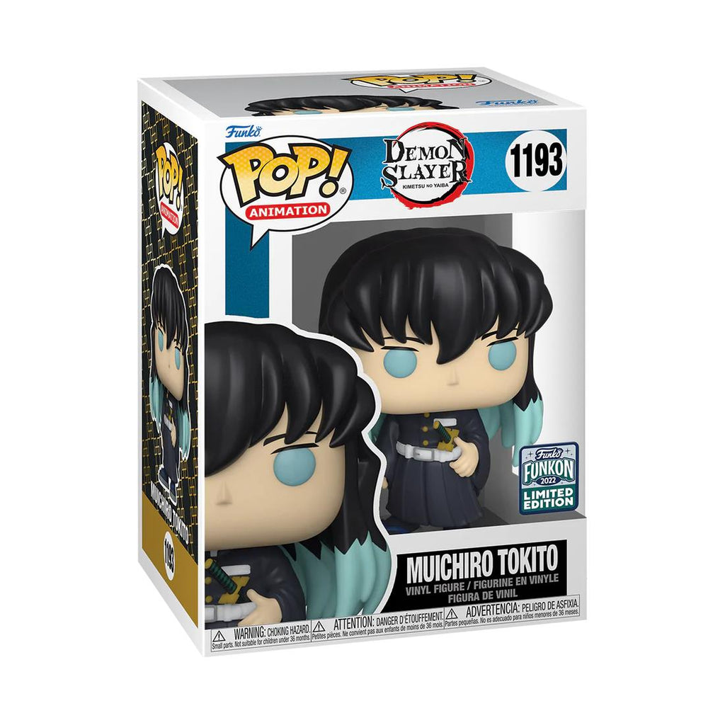 Funko Pop! Animation: Demon Slayer: Kimetsu no Yaiba - Muichiro Tokito #1193 2022 Funkon Exclusive