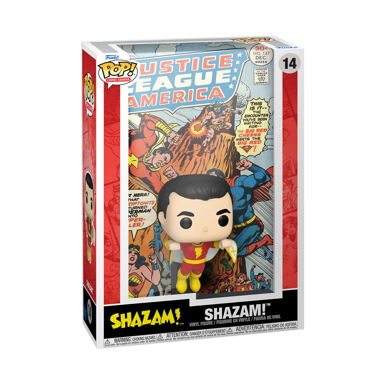 Funko Pop! Comic Cover: DC Comics - Justice League of America Shazam! No.137
