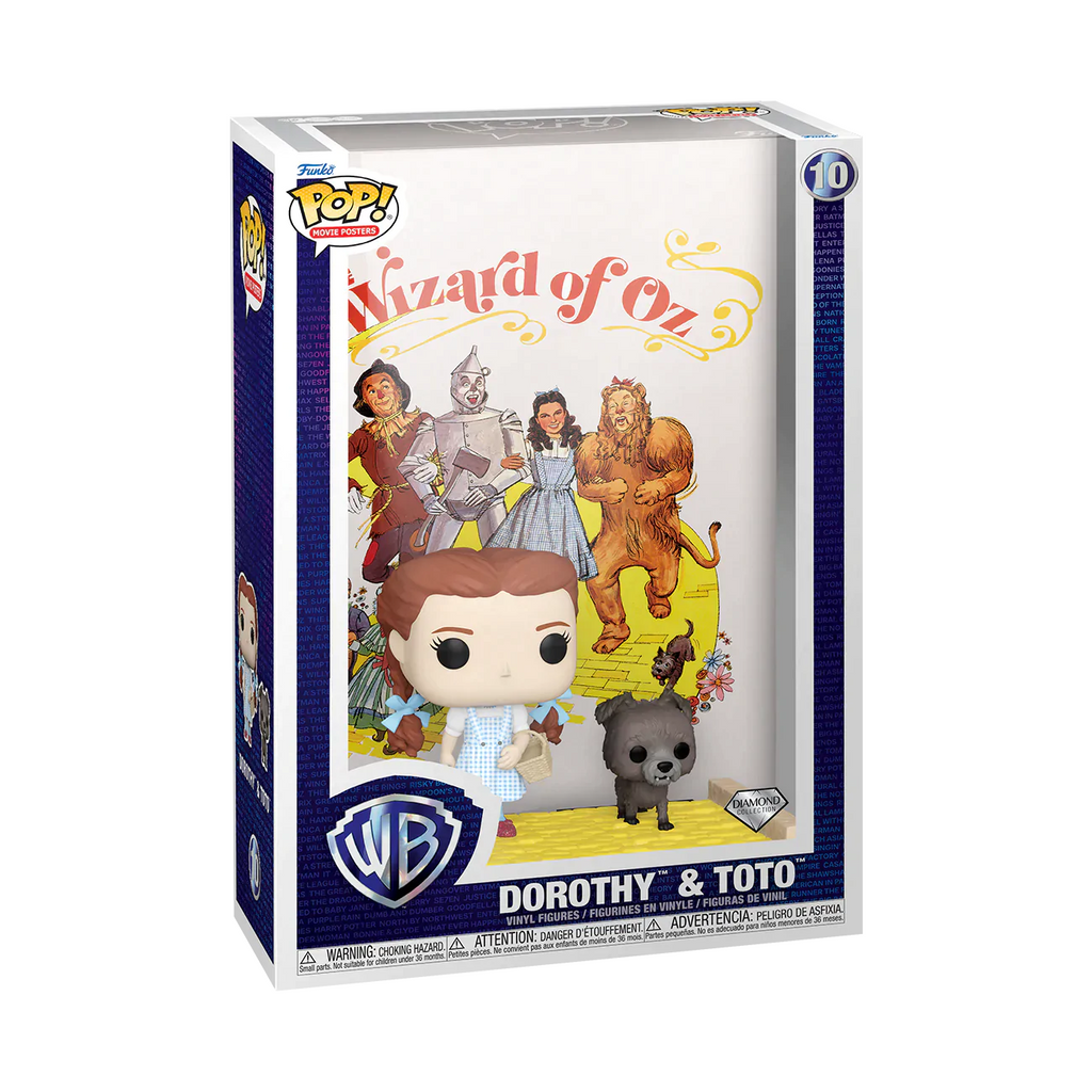 Funko Pop! Movie Poster Classics: The Wizard of Oz - Dorothy & Toto #10 Diamond Collection