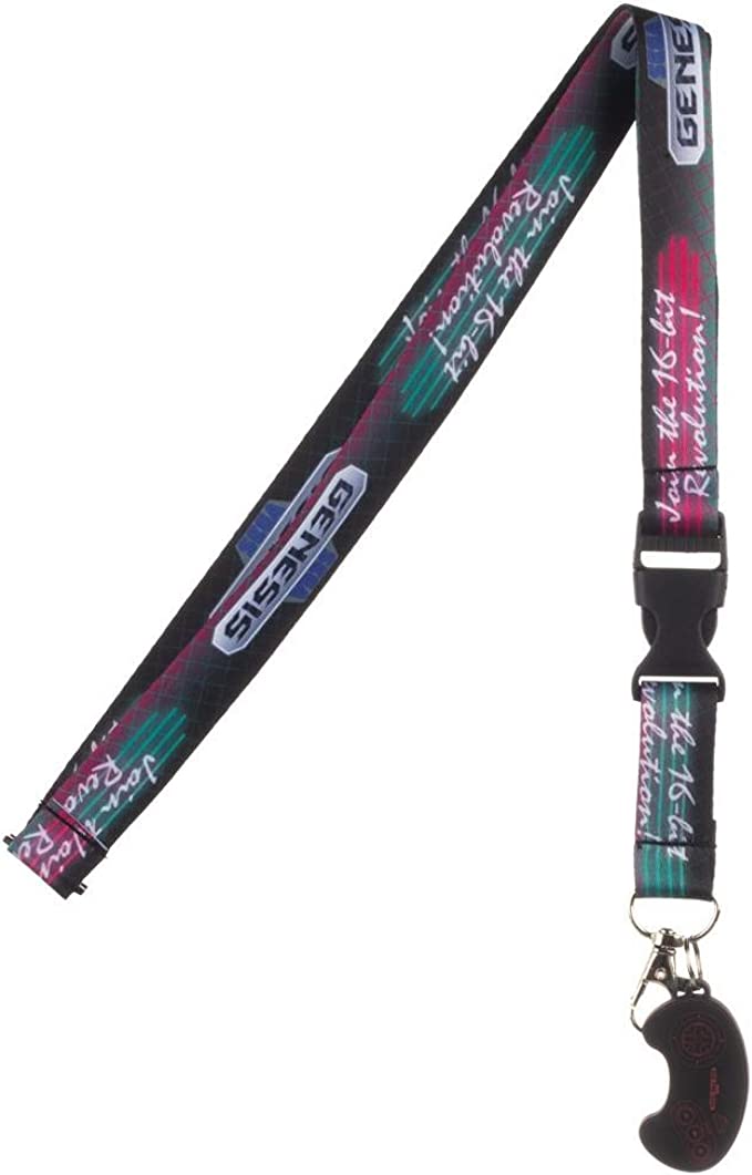 SEGA Genesis Gamer Lanyard Neck Strap Id Holder