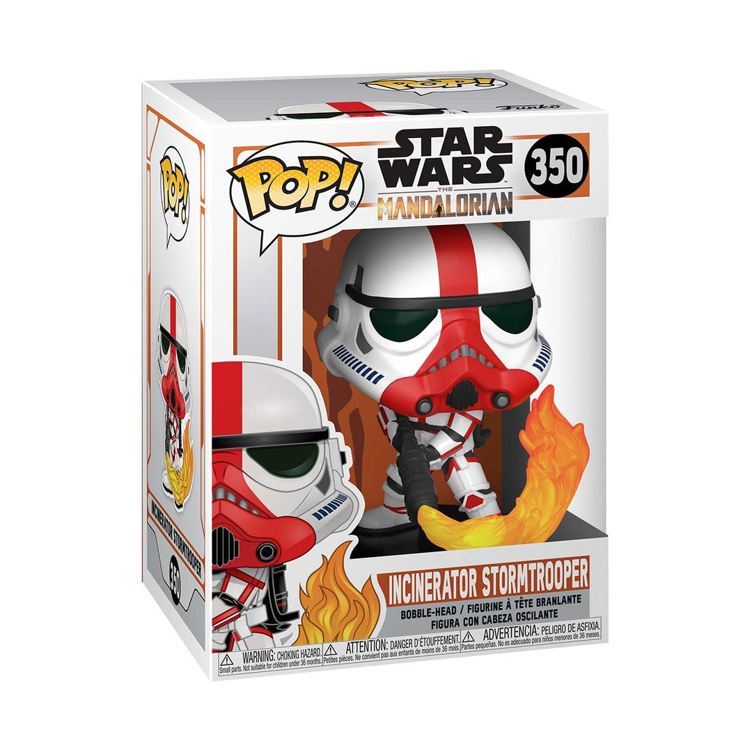Funko Pop Star Wars The Mandalorian - Incinerator Stormtrooper Vinyl Figure