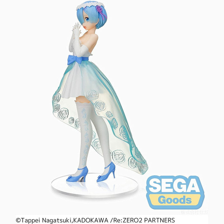 SEGA Re:Zero – Starting Life in Another World: Rem Wedding Dress Ver. SPM Figure