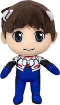 Evangelion 3.0+1.0 Thrice Upon a Time Shinji Ikari Plugsuit Plush 8" Great Eastern