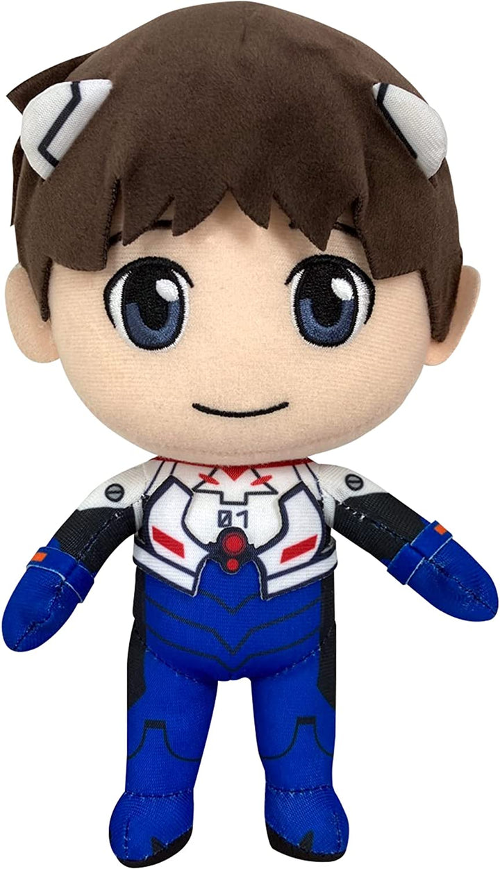Evangelion 3.0+1.0 Thrice Upon a Time Shinji Ikari Plugsuit Plush 8" Great Eastern