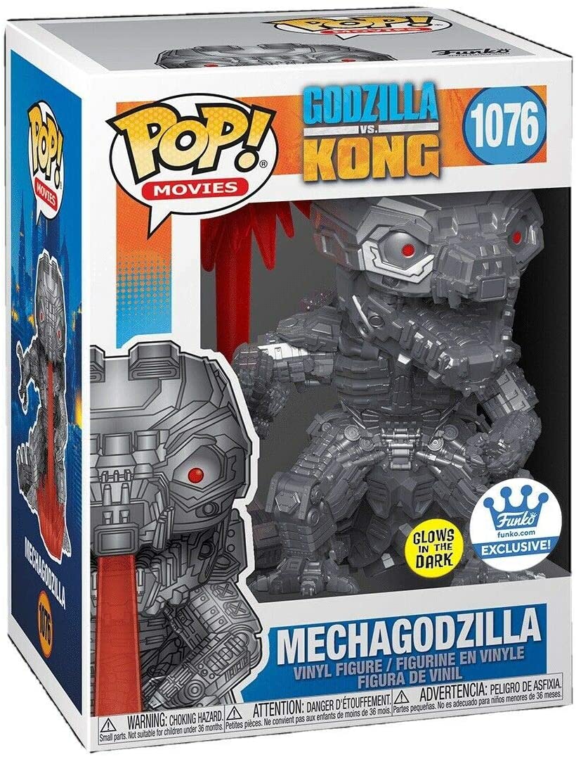 Funko Pop Godzilla vs. Kong Mechagodzilla Glow Exclusive Vinyl Figure