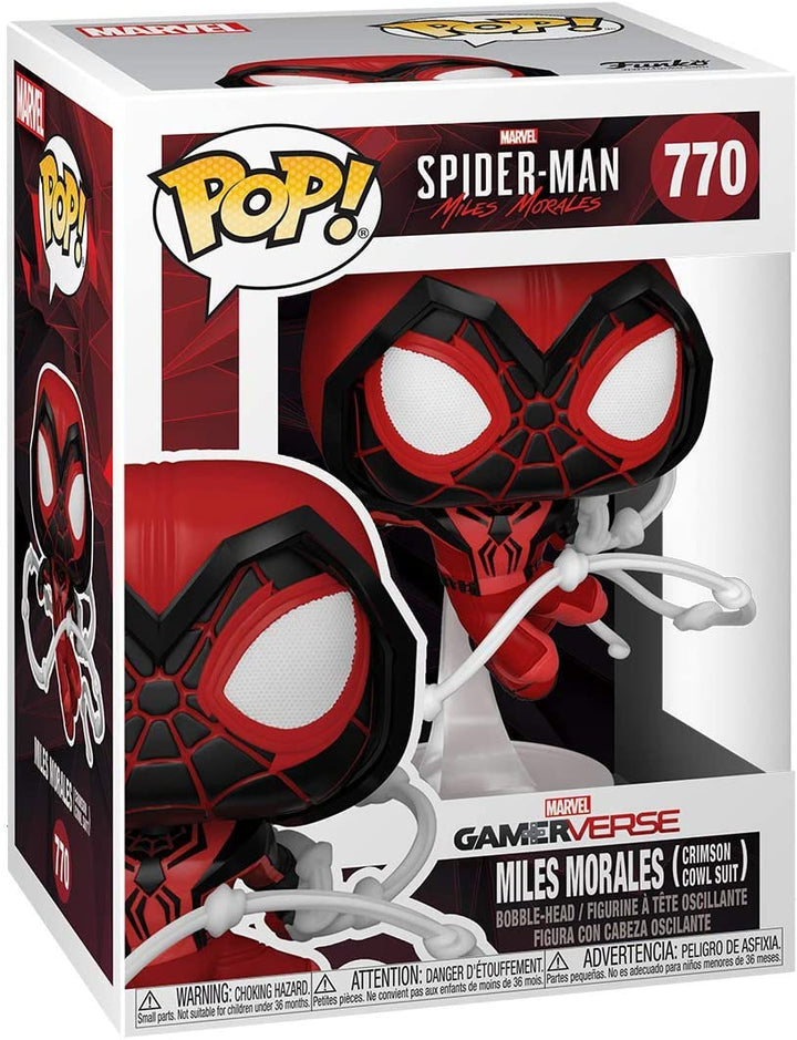 Funko Pop! Games: Marvel’s Spider-Man: Miles Morales - Miles Red Suit Vinyl Figure