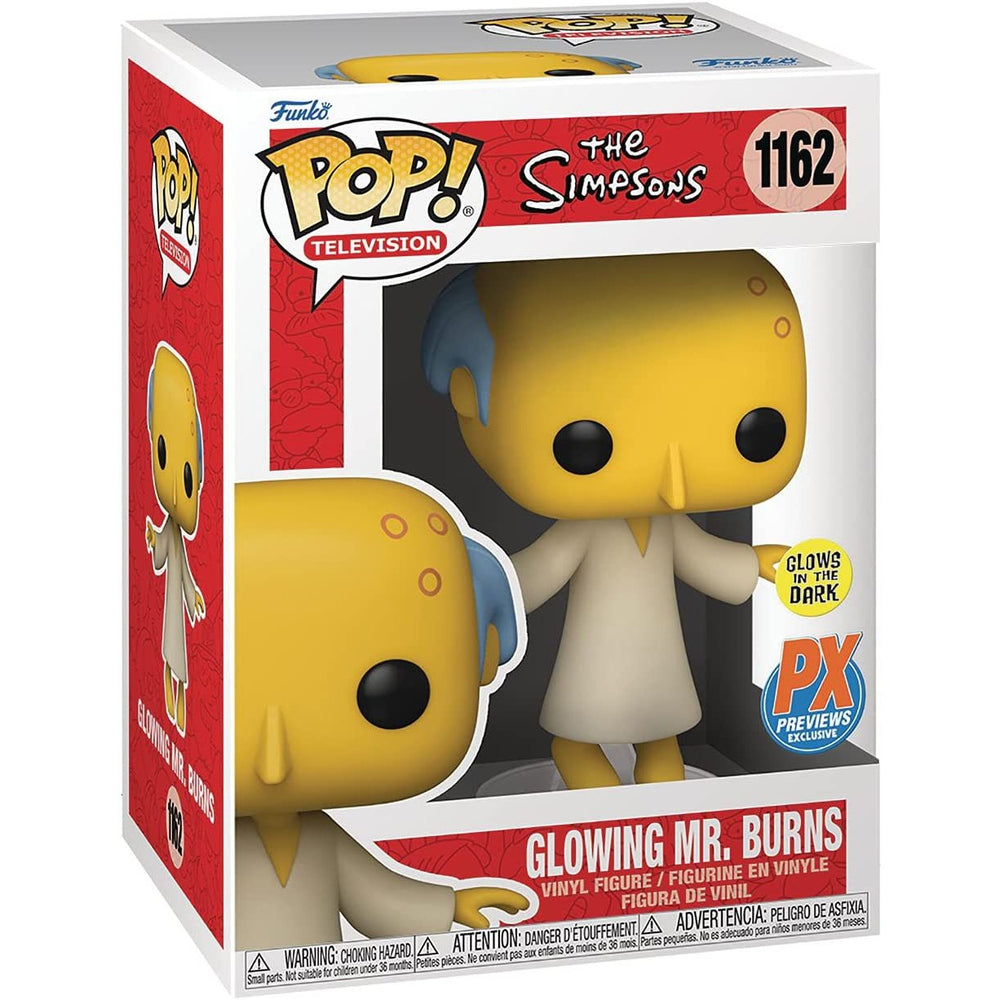 Funko Pop! Animation: The Simpsons: Glowing Mr. Burns Exclusive Vinyl Figure