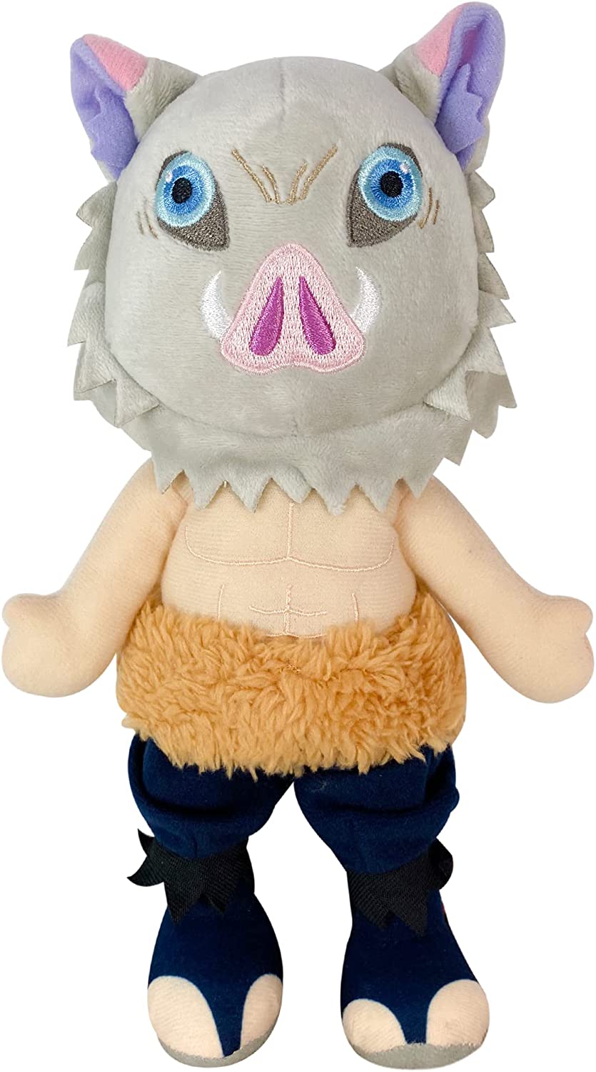 Demon Slayer Kimetsu no Yaiba Hashibira Inosuke Moveable Plush 8"