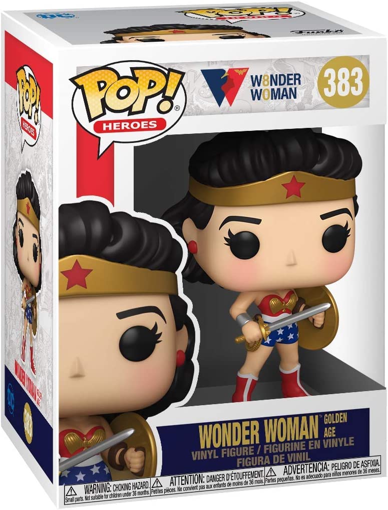 Funko Pop! Heroes Wonder Woman 80th - Wonder Woman (Golden Age) Vinyl Figure