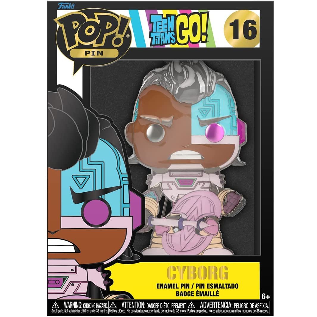 Funko Pop! Sized Pin DC: Teen Titans - Cyborg