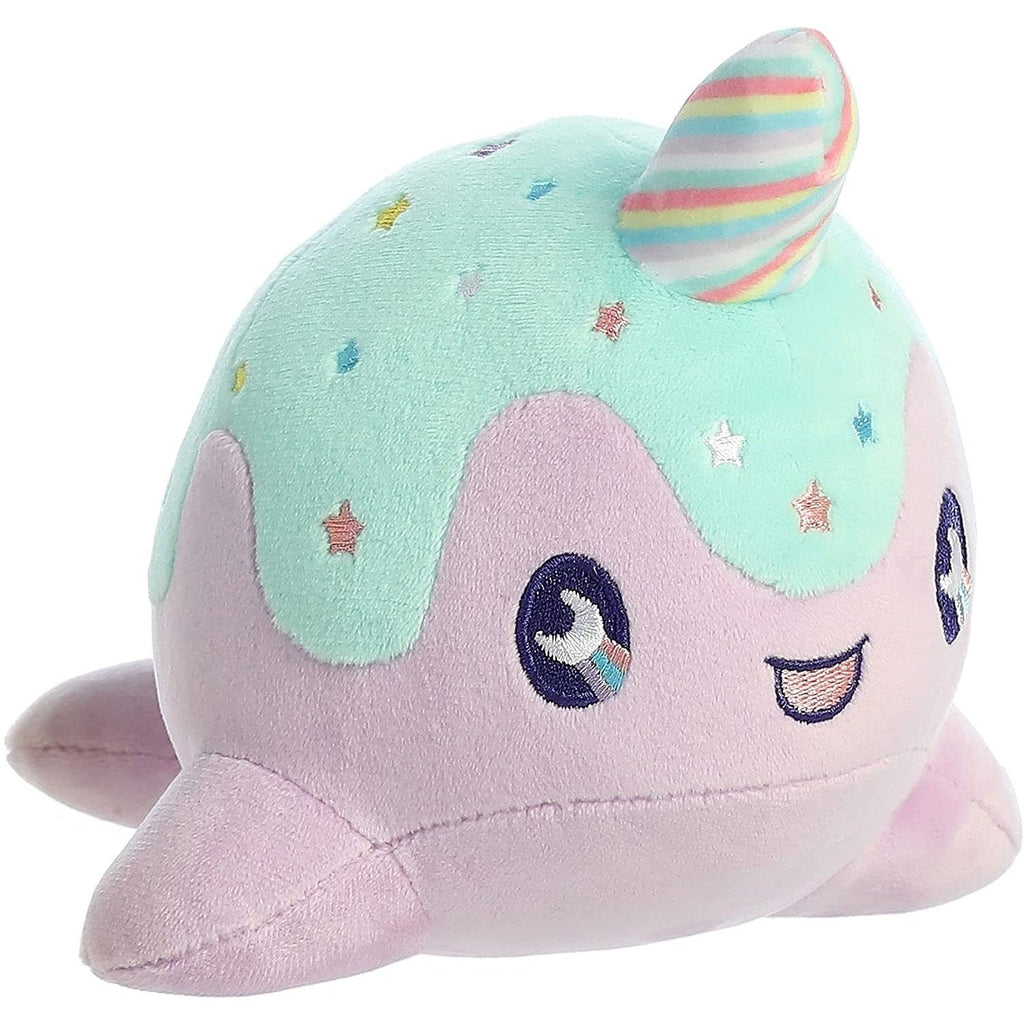 Aurora - Tasty Peach - Pastel Lollipop Nomwhal 7-Inch Plush