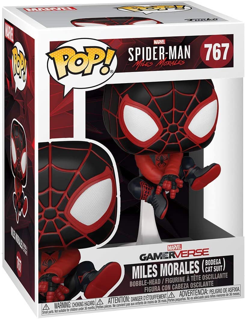 Funko Pop! Games: Marvel's Spider-Man: Miles Morales - Miles Morales Bodega Cat Suit #767