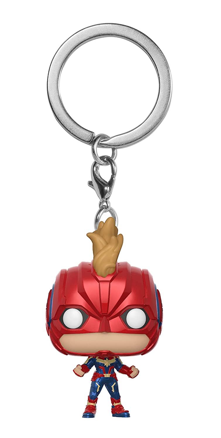 Funko Pop Keychain Marvel Captain Marvel Masked Vinyl Figure