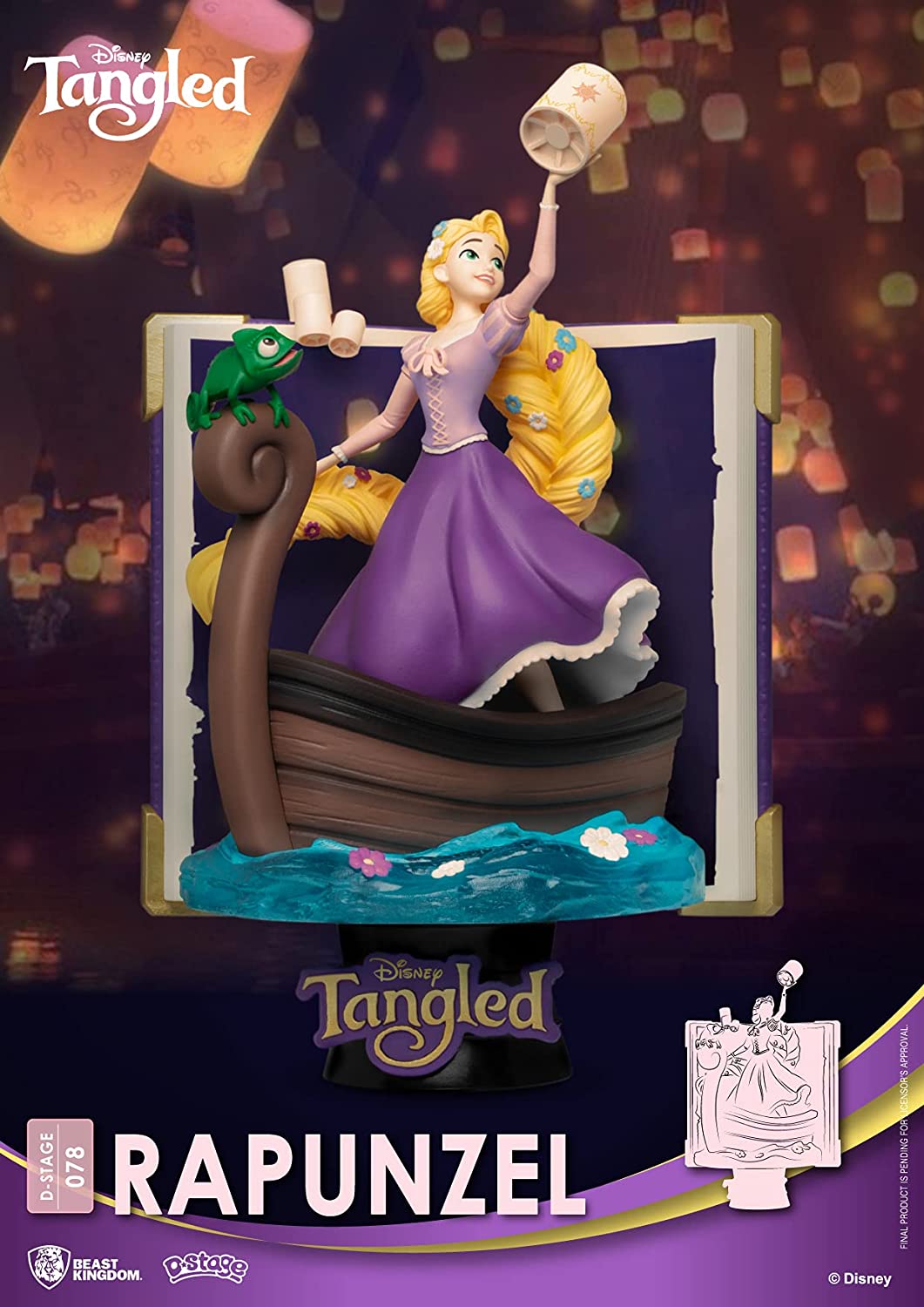 Beast Kingdom Disney Story Book Series: Rapunzel DS-078 D-Stage Statue