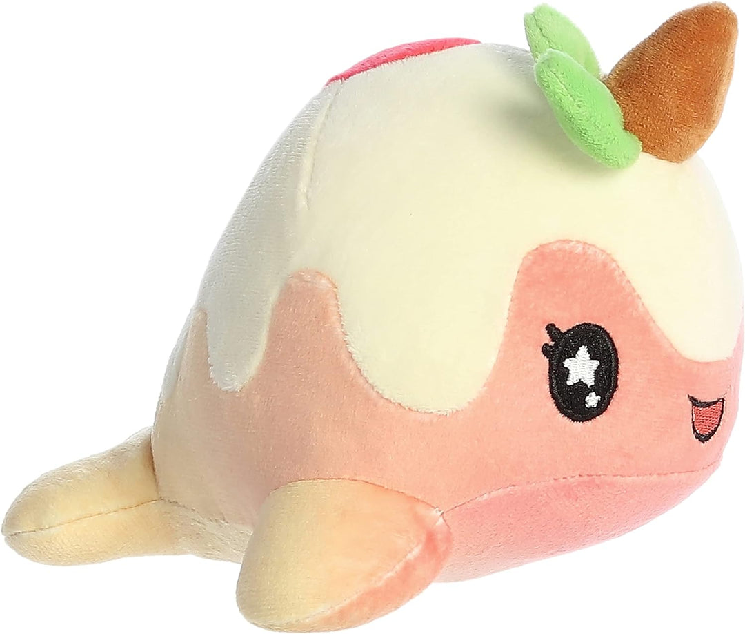 Aurora - Tasty Peach - 7" Peach Nomwhal Plush