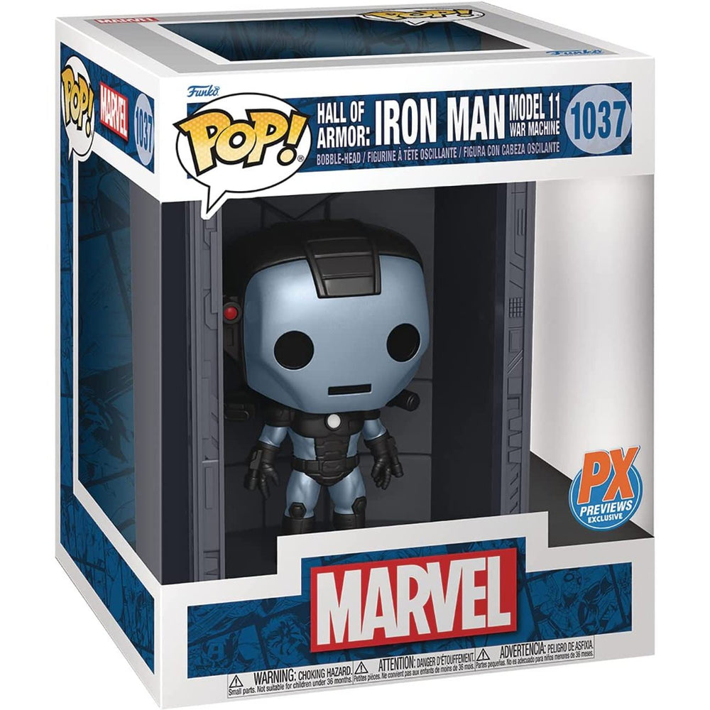 Funko Pop! Deluxe Marvel: Hall of Armor Mk11 War Machine PX Previews Vinyl Figure