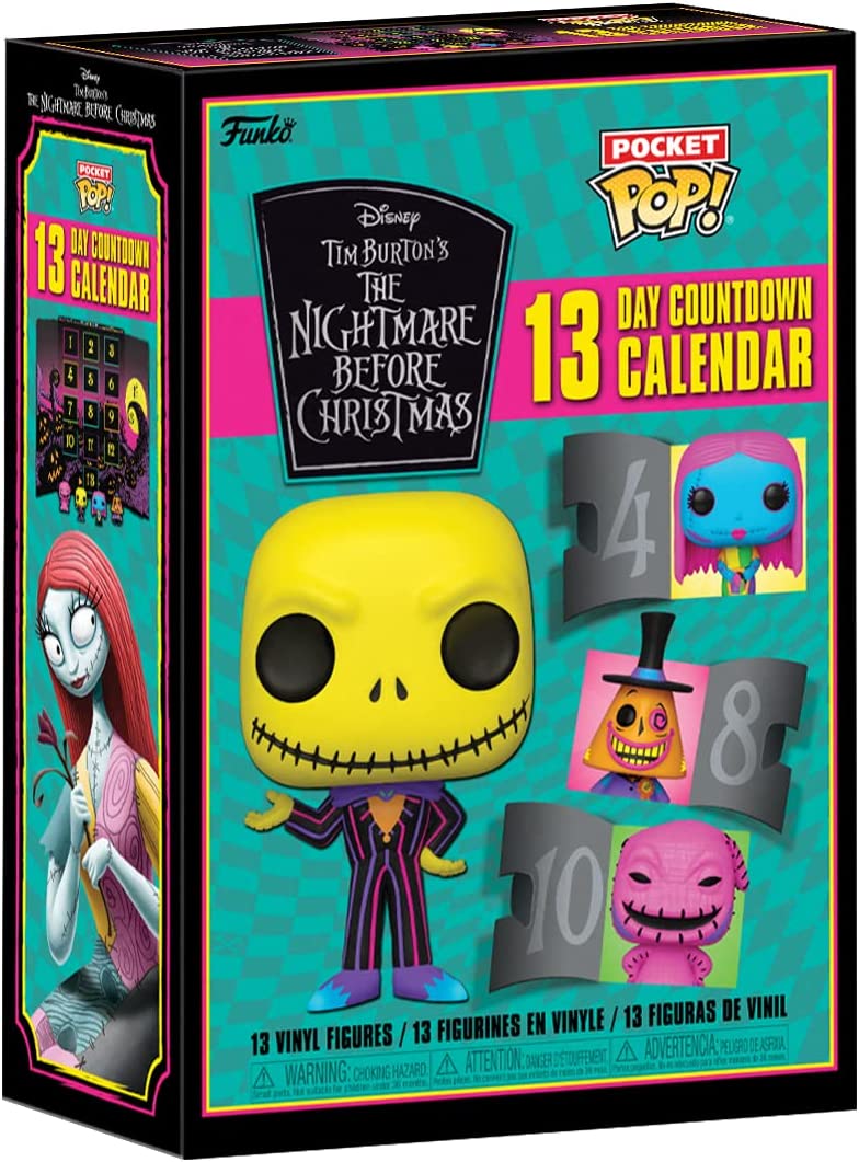Funko Pop! Advent Calendar: 13 Days - The Nightmare Before Christmas (Blacklight)